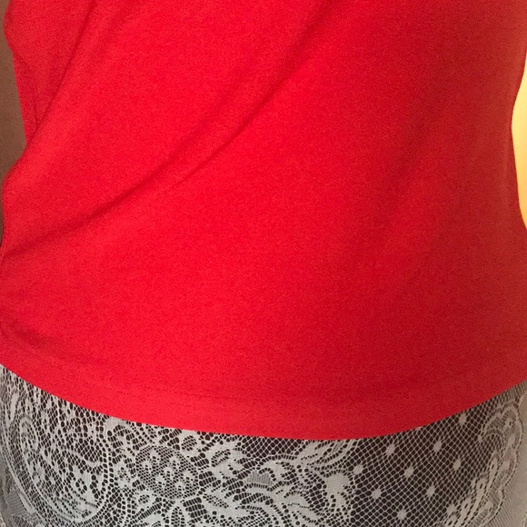 Nike gorgeous red tank top.Spandex bra attached - Picture 3 of 5
